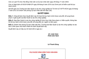 Quyết định 1701/QĐ-UBND năm 2012 công bố thủ tục hành chính sửa đổi bổ sung