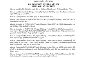 Nghị quyết 12/2012/NQ-HĐND sửa đổi mức thu phí đo đạc lập bản đồ địa chính