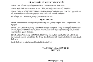 Quyết định 18/2012/QĐ-UBND Quy chế Quản lý phát hành Công báo