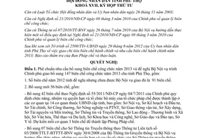 Nghị quyết 02/2012/NQ-HĐND bổ sung biên chế công chức năm 2013 Phú Thọ
