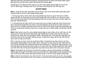 Quyết định 118/QĐ-UBND năm 2012 công bố thủ tục hành chính