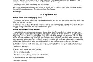 Thông tư 92/2012/TT-BQP hướng dẫn thể thức kỹ thuật trình bày văn bản hành chính