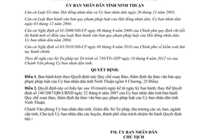 Quyết định 32/2012/QĐ-UBND Quy chế soạn thảo thẩm định dự thảo văn bản quy phạm