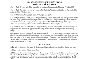 Nghị quyết 23/2012/NQ-HĐND mức thu quản lý sử dụng phí chợ