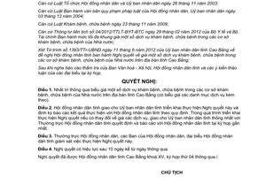 Nghị quyết 14/2012/NQ-HĐND giá dịch vụ khám chữa bệnh trong cơ sở khám chữa bệnh