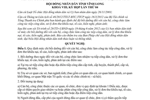 Nghị quyết 37/2012/NQ-HĐND quy định chế độ bồi dưỡng đối với cán bộ công chức