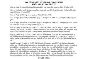 Nghị quyết 08/2012/NQ-HĐND số lượng mức phụ cấp lực lượng công an xã thị trấn