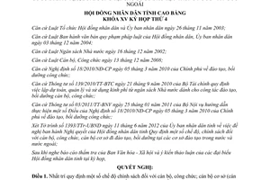 Nghị quyết 15/2012/NQ-HĐND quy định chế độ chính sách đối với cán bộ công chức