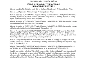 Nghị quyết 03/2012/NQ-HĐND chức danh số lượng chế độ chính sách đối với