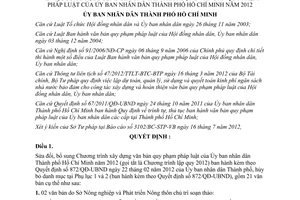 Quyết định 3911/QĐ-UBND năm 2012 sửa đổi Chương trình xây dựng văn bản quy phạm