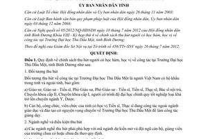 Quyết định 30/2012/QĐ-UBND chính sách thu hút người có học hàm học học vị
