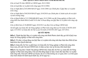 Quyết định 1567/QĐ-UBND thành lập Quỹ Bảo vệ và phát triển rừng tỉnh Bình Phước