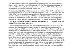 Chỉ thị 04/2012/CT-UBND xây dựng Kế hoạch phát triển kinh tế xã hội