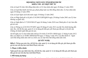 Nghị quyết 12/2012/NQ-HĐND mức thu chế độ thu nộp quản lý sử dụng phí đấu giá