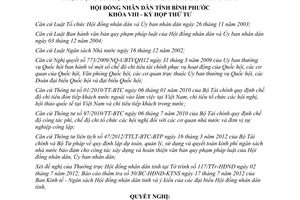 Nghị quyết 02/2012/NQ-HĐND quy định chế độ định mức chi tiêu tài chính phục vụ