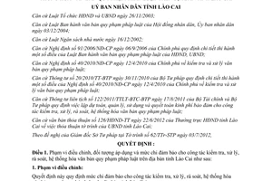 Quyết định 36/2012/QĐ-UBND quy định mức chi đảm bảo cho công tác kiểm tra, xử lý