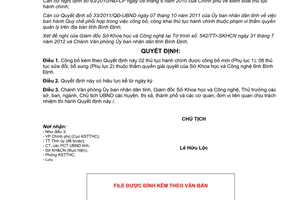 Quyết định 1671/QĐ-CTUBND năm 2012 công bố thủ tục hành chính Sở KH&CN