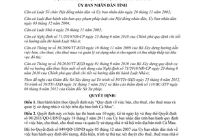 Quyết định 13/2012/QĐ-UBND Quy định việc bán cho thuê cho thuê mua quản lý