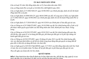 Quyết định 38/2012/QĐ-UBND quy định mức thu chế độ thu nộp quản lý và sử dụng