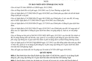 Quyết định 25/2012/QĐ-UBND Quy định chế độ thu quản lý sử dụng lệ phí