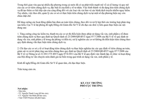 Công văn 791/DP-VX kiểm tra cơ sở đủ điều kiện tiêm chủng