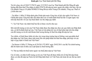 Công văn 2836/TCT-TNCN thủ tục khấu trừ thuế đã nộp tại Nước ký kết Hiệp định