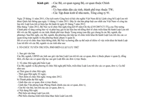 Công văn 2959/BNV-VTLTNN hướng dẫn triển khai thi hành Luật Lưu trữ