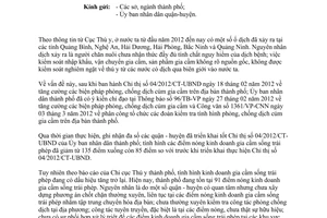Công văn 4228/UBND-CNN triển khai biện pháp cấp bách phòng chống dịch cúm