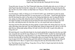 Công văn 6599/CT-TTHT sử dụng hóa đơn