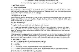 Quy chuẩn kỹ thuật Quốc gia QCVN 05:2012/BTC về phao tròn cứu sinh dự trữ quốc gia do Bộ trưởng Bộ Tài chính ban hành