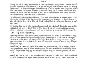 Chỉ thị 11/2012/CT-UBND công tác quản lý chất lượng thiết bị phát thanh