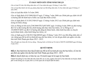 Quyết định 45/2012/QĐ-UBND hỗ trợ kinh phí mua thẻ bảo hiểm y tế hộ cận nghèo