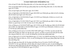 Quyết định 47/2012/QĐ-UBND chi kiểm tra rà soát hệ thống văn bản QPPL Đồng Nai