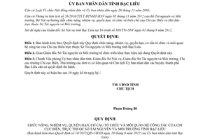 Quyết định 10/2012/QĐ-UBND Quy định chức năng nhiệm vụ quyền hạn cơ cấu tổ chức