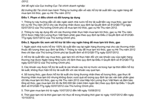 Thông tư 139/2012/TT-BTC hướng dẫn hỗ trợ lãi suất tiền vay ngân hàng