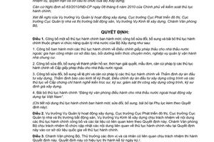 Quyết định 761/QĐ-BXD năm 2012 công bố thủ tục hành chính ban hành thuộc phạm vi