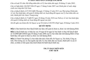 Quyết định 24/2012/QĐ-UBND Quy chế quản lý đoàn ra vào