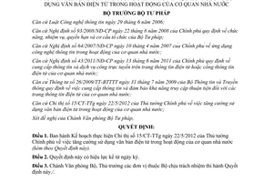 Quyết định 2449/QĐ-BTP năm 2012 Kế hoạch thực hiện Chỉ thị 15/CT-TTg