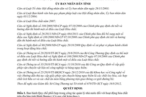 Quyết định 37/2012/QĐ-UBND Quy chế phối hợp trong công tác quản lý nhà nước