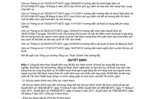 Quyết định 2151/QĐ-BTC năm 2012 công bố thủ tục hành chính lĩnh vực thuế