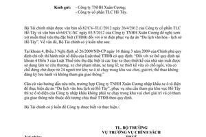 Công văn 11874/BTC-CST chính sách thuế tiêu thụ đặc biệt đối với xe ô tô điện