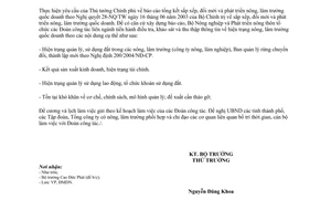 Công văn 3161/BNN-ĐMDN khảo sát thực trạng nông lâm trường quốc doanh