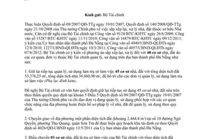 Công văn 12472/BTC-QLCS phương án sắp xếp lại xử lý nhà đất thuộc sở hữu nhà