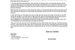 Công văn 3342/TCT-CC tăng cường rà soát quản lý thu thuế nhà thầu