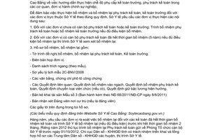 Công văn 3434/SYT-TCCB bổ nhiệm và bổ nhiệm lại phụ trách kế toán, kế toán trưởn