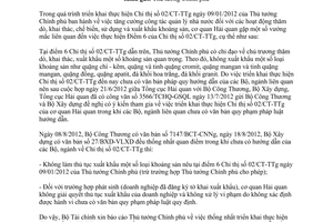 Công văn 13089/BTC-TCHQ thực hiện Chỉ thị 02/CT-TTg