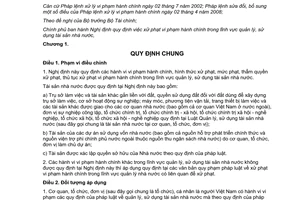 Nghị định 66/2012/NĐ-CP quy định xử phạt vi phạm hành chính trong lĩnh vực