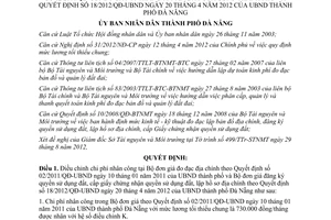 Quyết định 40/2012/QĐ-UBND điều chỉnh chi phí nhân công đối với Bộ đơn giá
