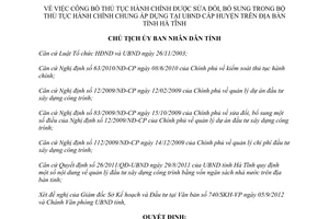 Quyết định 2617/QĐ-UBND năm 2012 công bố thủ tục hành chính