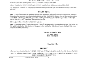 Quyết định 1623/QĐ-UBND năm 2012 bãi bỏ thủ tục hành chính tỉnh Trà Vinh